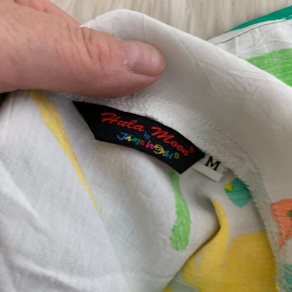 Hula Moon By Jams World Vintage Floral Sundress Sz M - Picture 3 of 6